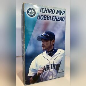 Ichiro MVP Bobblehead. Ichiro Suzuki 2001 MVP Bobblehead New In Box SGA Seattle